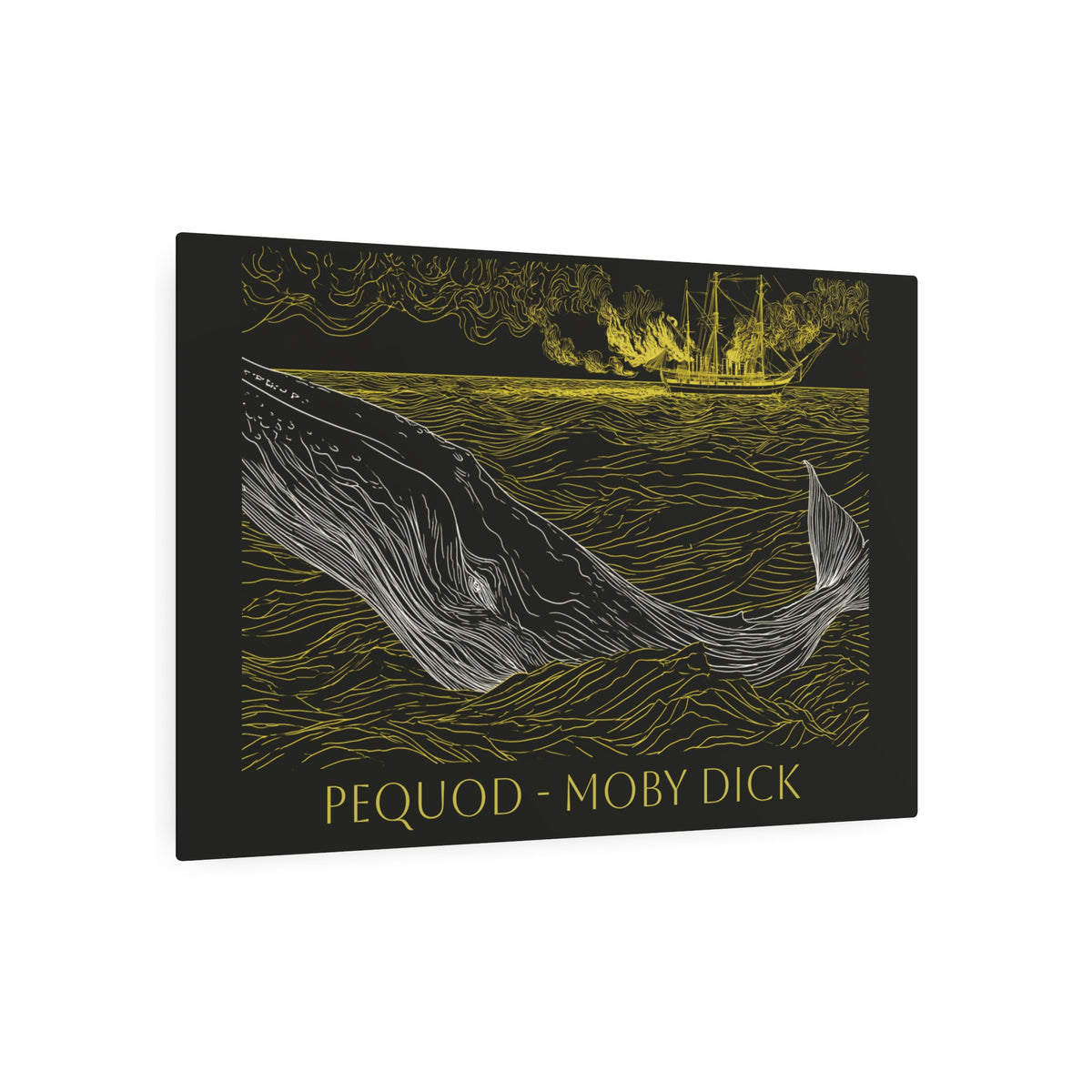 Voyage of the Pequod — Moby Dick Nautical Art Decor