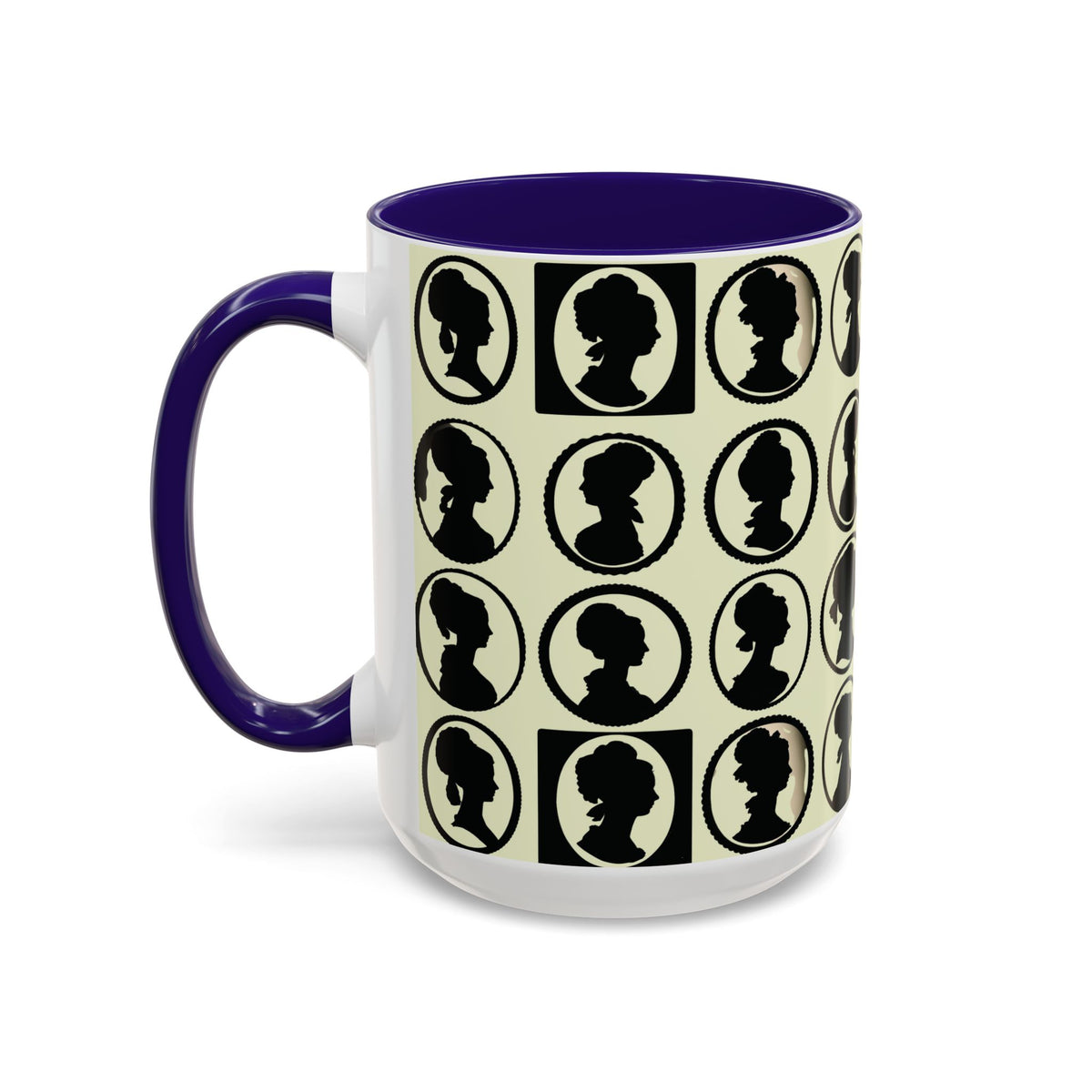 Mansfield Park Peacock Illustration Mug | Vintage Etching Wraparound