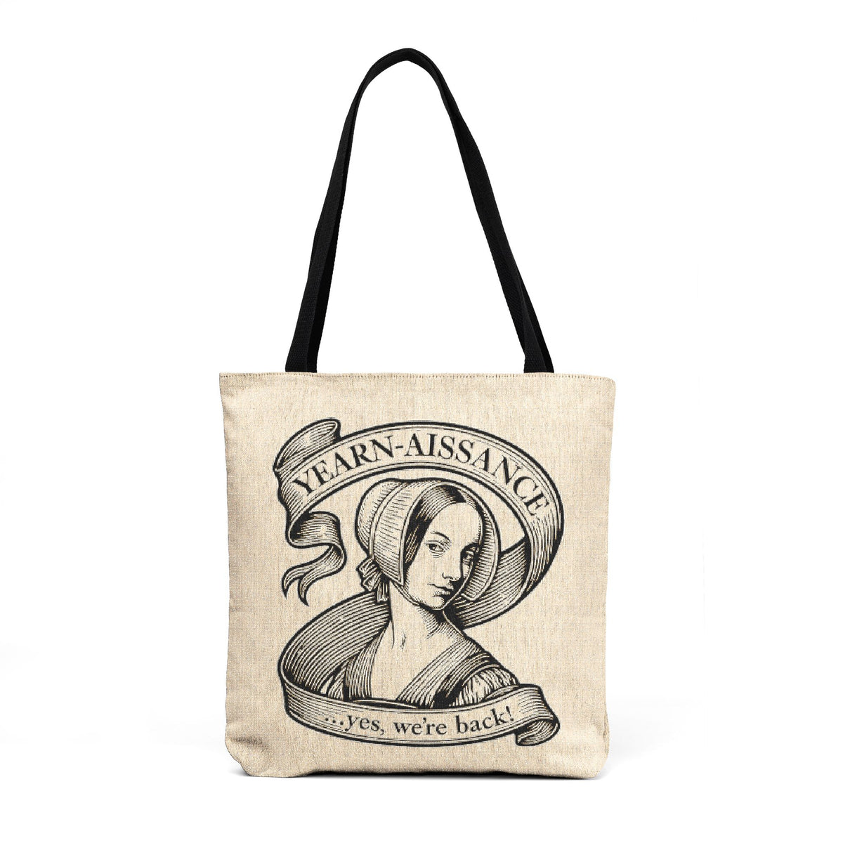 All Things Jane Austen-Woven Tote Bag — Museum-Style Art Tote