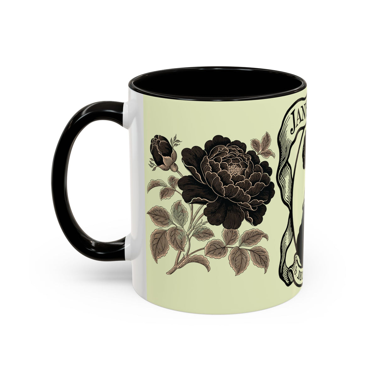 Jane Austen Portrait Ceramic Mug — Literary Tea & Coffee Cup (11oz/15oz)