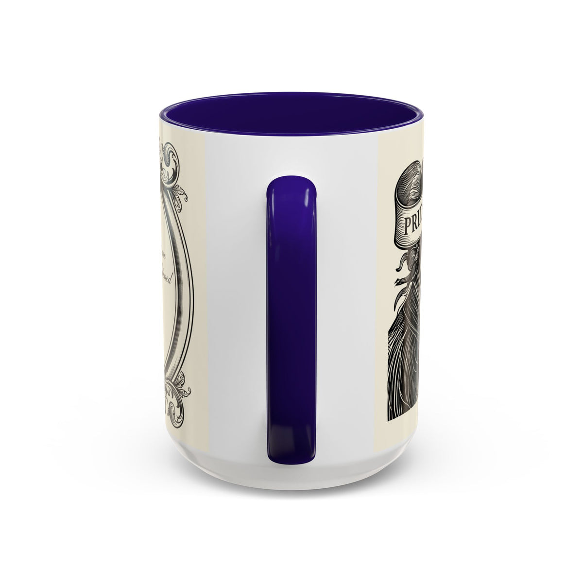 Quote from Pride & Prejudice Vintage Floral Mug — “Pride & Prejudice” Ceramic Book Lover Mug (11oz/15oz)