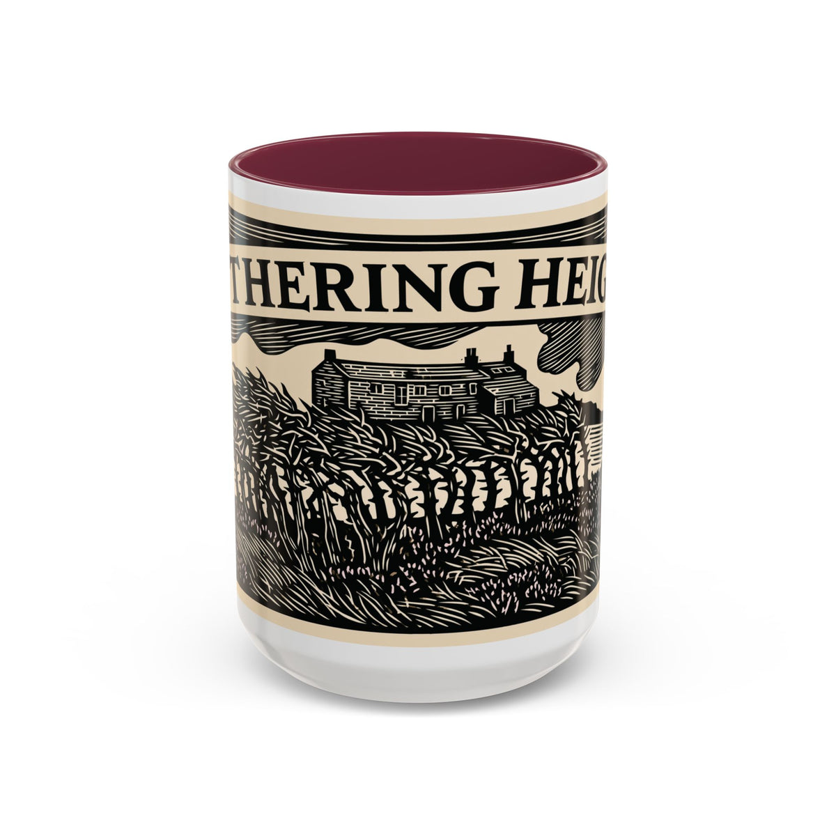 Wuthering Heights Coffee Mug | Emily Brontë Literary Design Mug
