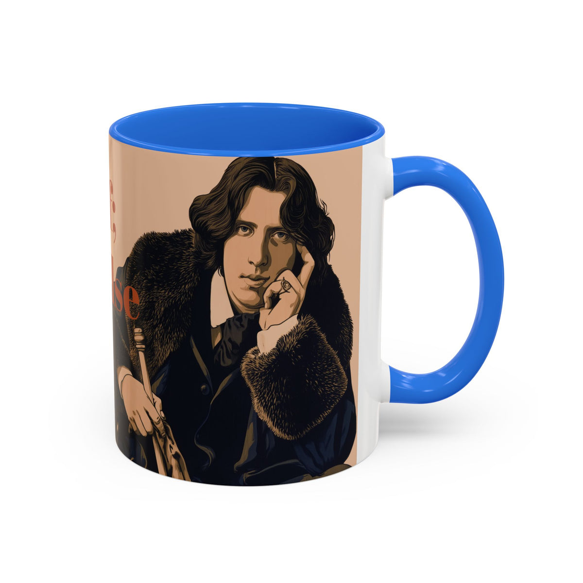 Oscar Wilde Quote Mug — "Be Yourself; Everyone Else Is Taken" Ceramic Coffee Cup (11oz/15oz)