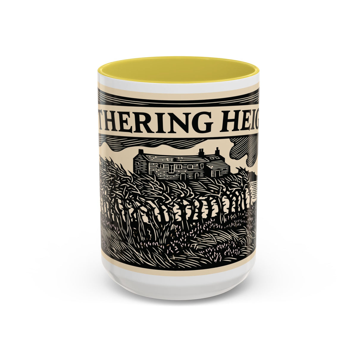 Wuthering Heights Coffee Mug | Emily Brontë Literary Design Mug