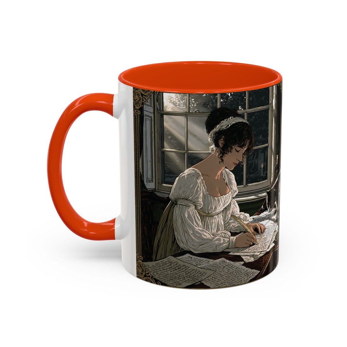 Jane Austen Quote Mug — “Every woman should write...” (11oz & 15oz)