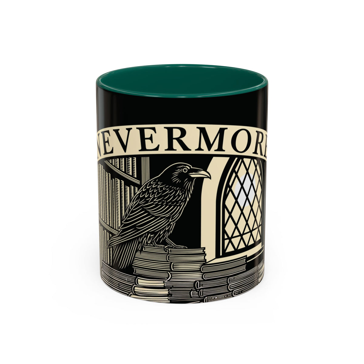 Nevermore Raven Mug | 11oz 15oz Ceramic Coffee Cup
