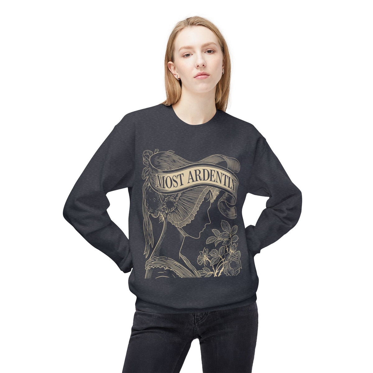 Most Ardently Vintage Floral Crewneck Sweatshirt