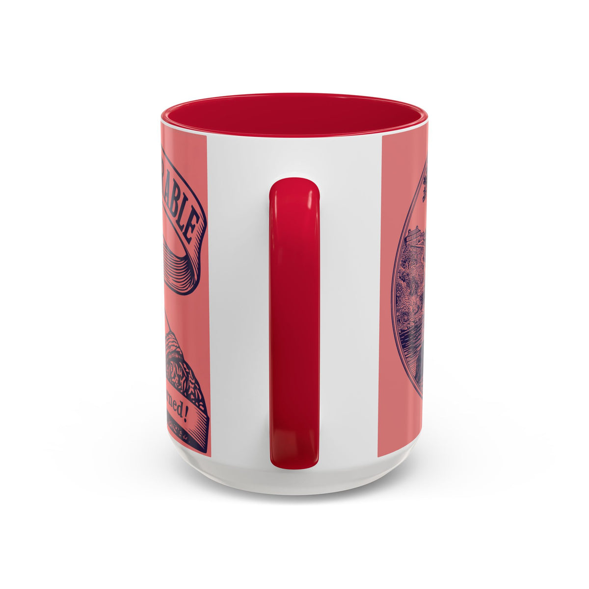 Barely Tolerable Vintage Portrait Mug — Funny Retro Coffee Cup (11oz/15oz)