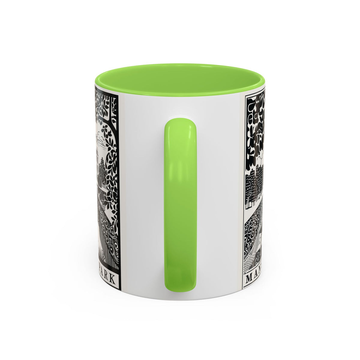 Mansfield Park Peacock Illustration Mug | Vintage Etching Wraparound