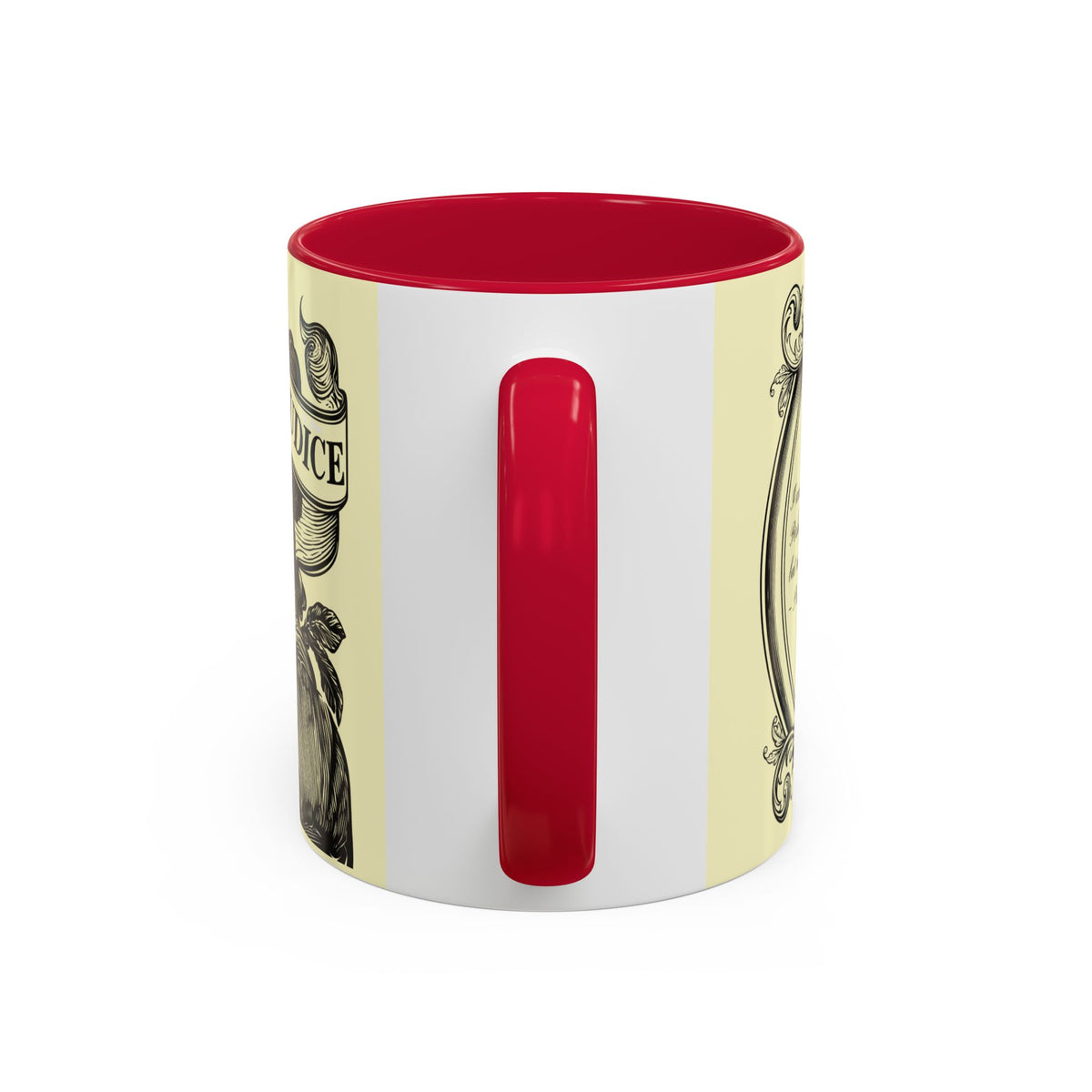 Pride & Prejudice Vintage Floral Mug — “Pride & Prejudice” Ceramic Book Lover Mug (11oz/15oz)