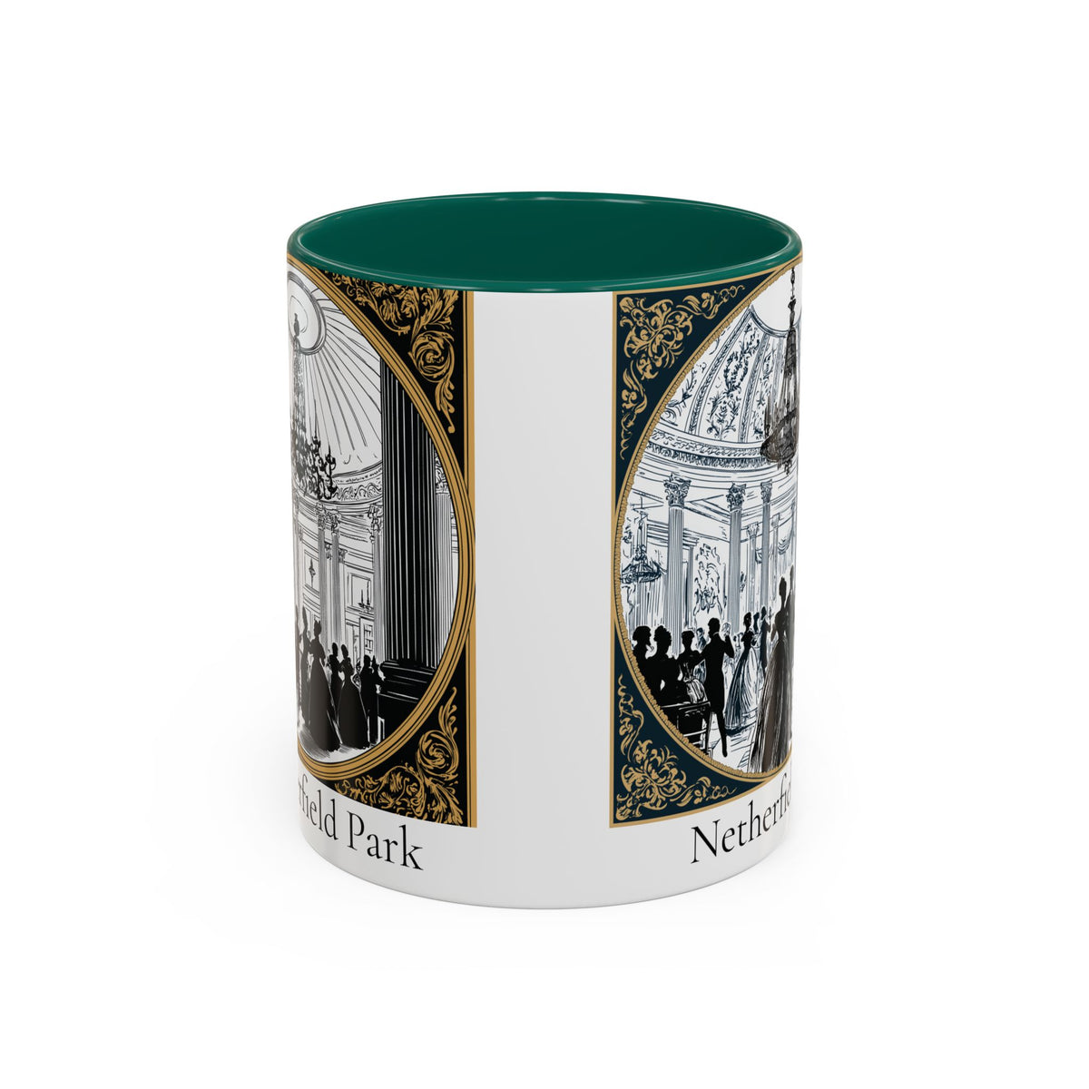 Netherfield Park Ballroom Scene Mug | 11oz 15oz Color Accent