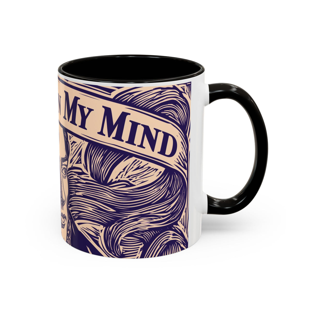 Darcy On My Mind Ceramic Mug — Jane Austen Literary Coffee Cup (11oz/15oz)