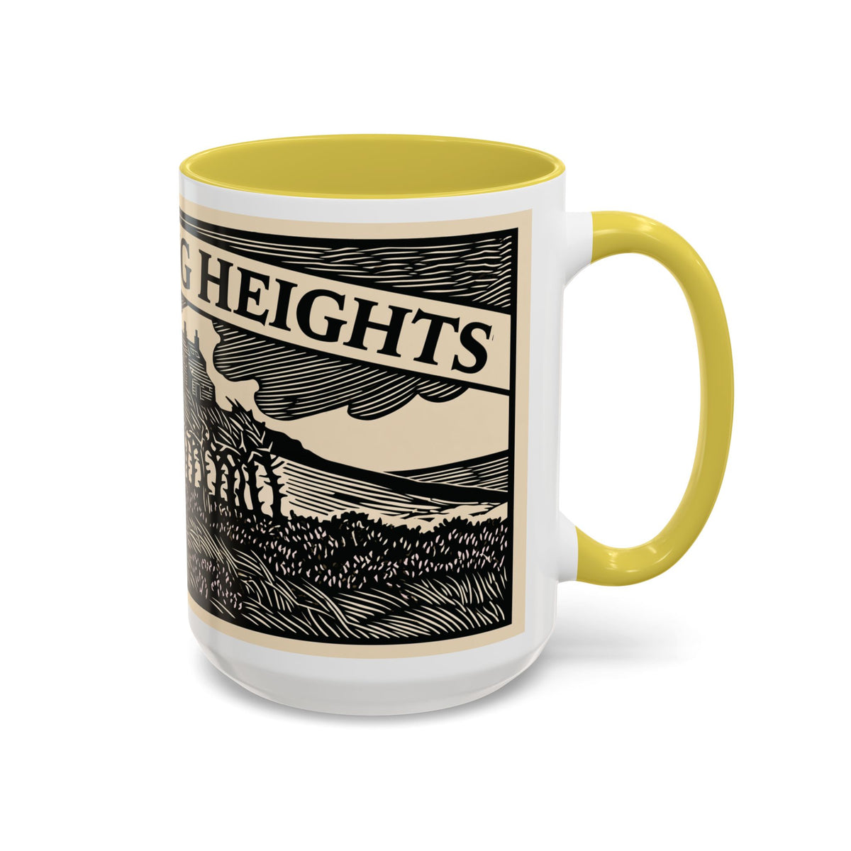 Wuthering Heights Coffee Mug | Emily Brontë Literary Design Mug