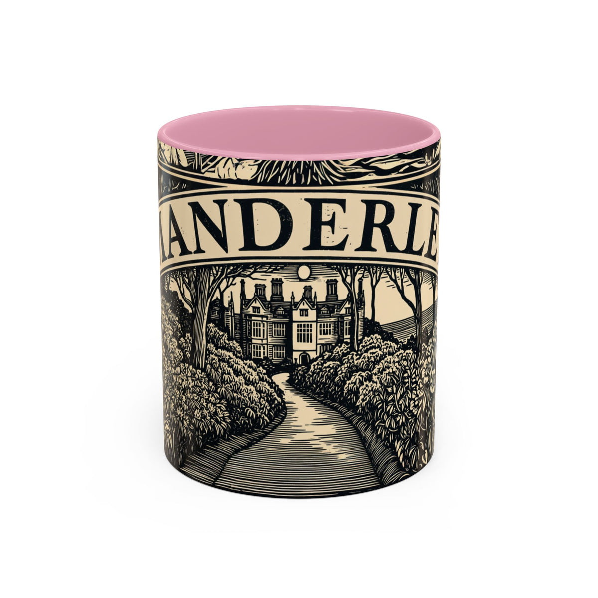 Manderley Estate Illustration Mug | Ceramic Coffee Cup