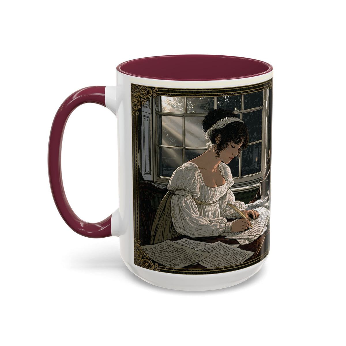 Jane Austen Quote Mug — “Every woman should write...” (11oz & 15oz)