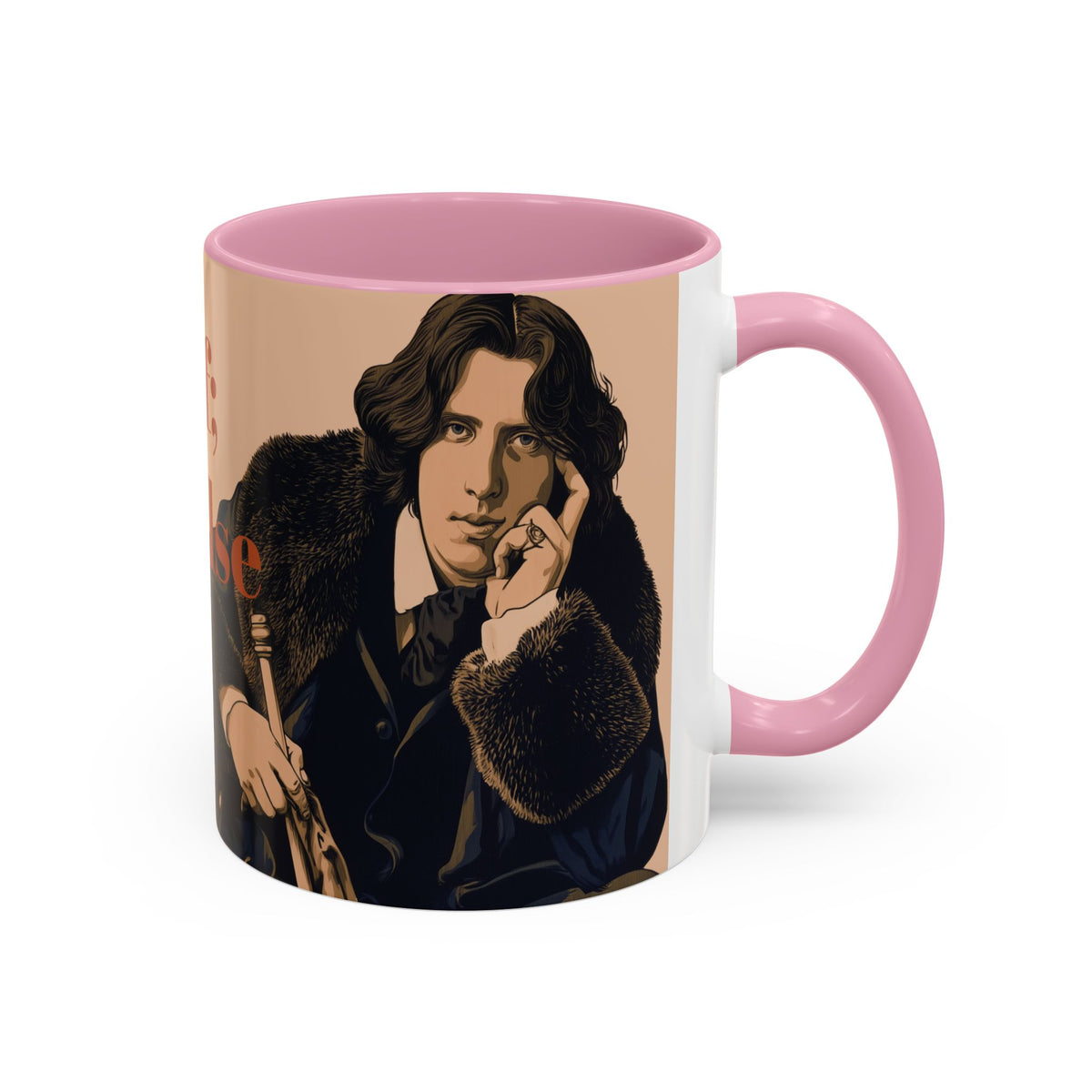 Oscar Wilde Quote Mug — "Be Yourself; Everyone Else Is Taken" Ceramic Coffee Cup (11oz/15oz)