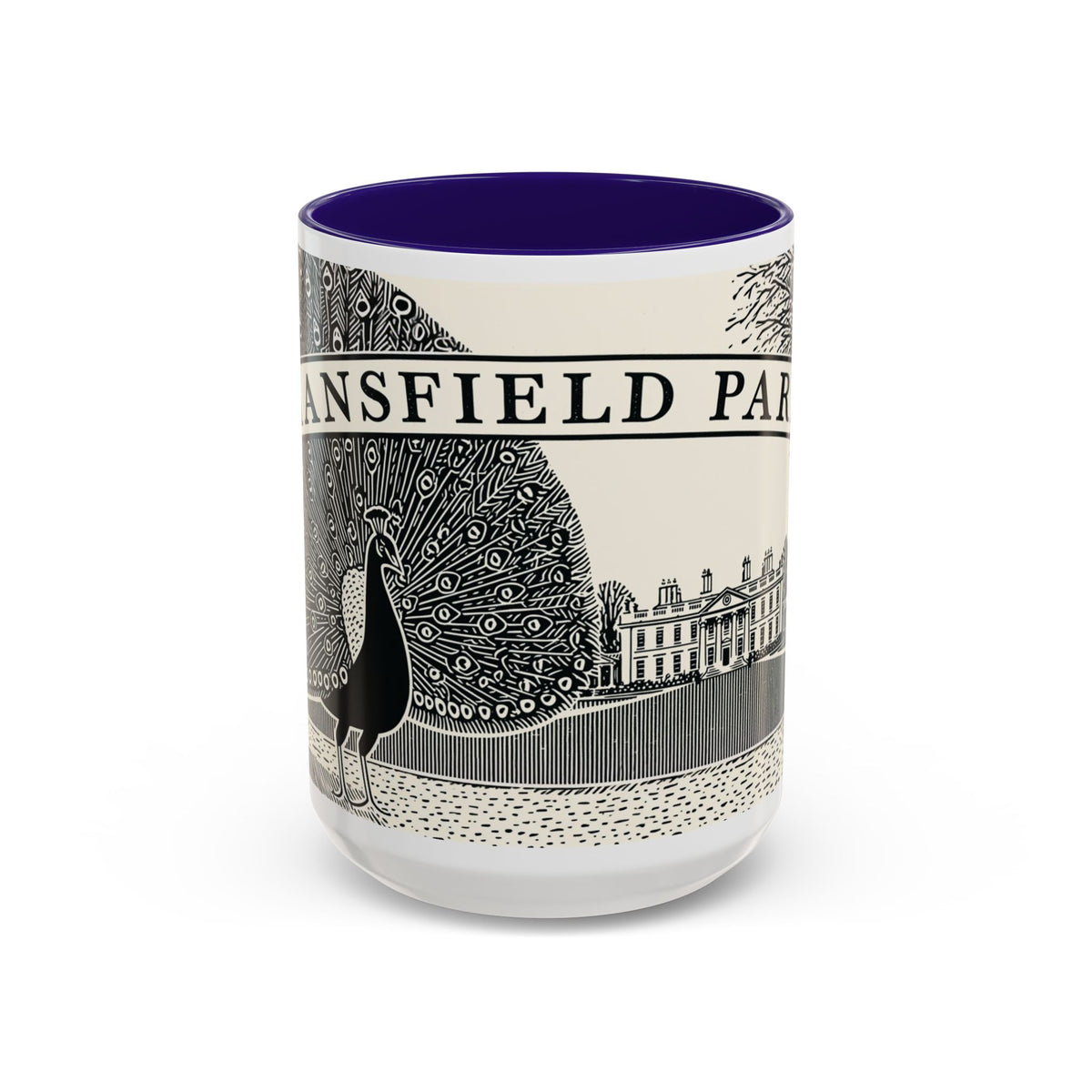 Mansfield Park illustration Mug | Peacock & Estate ceramic mug