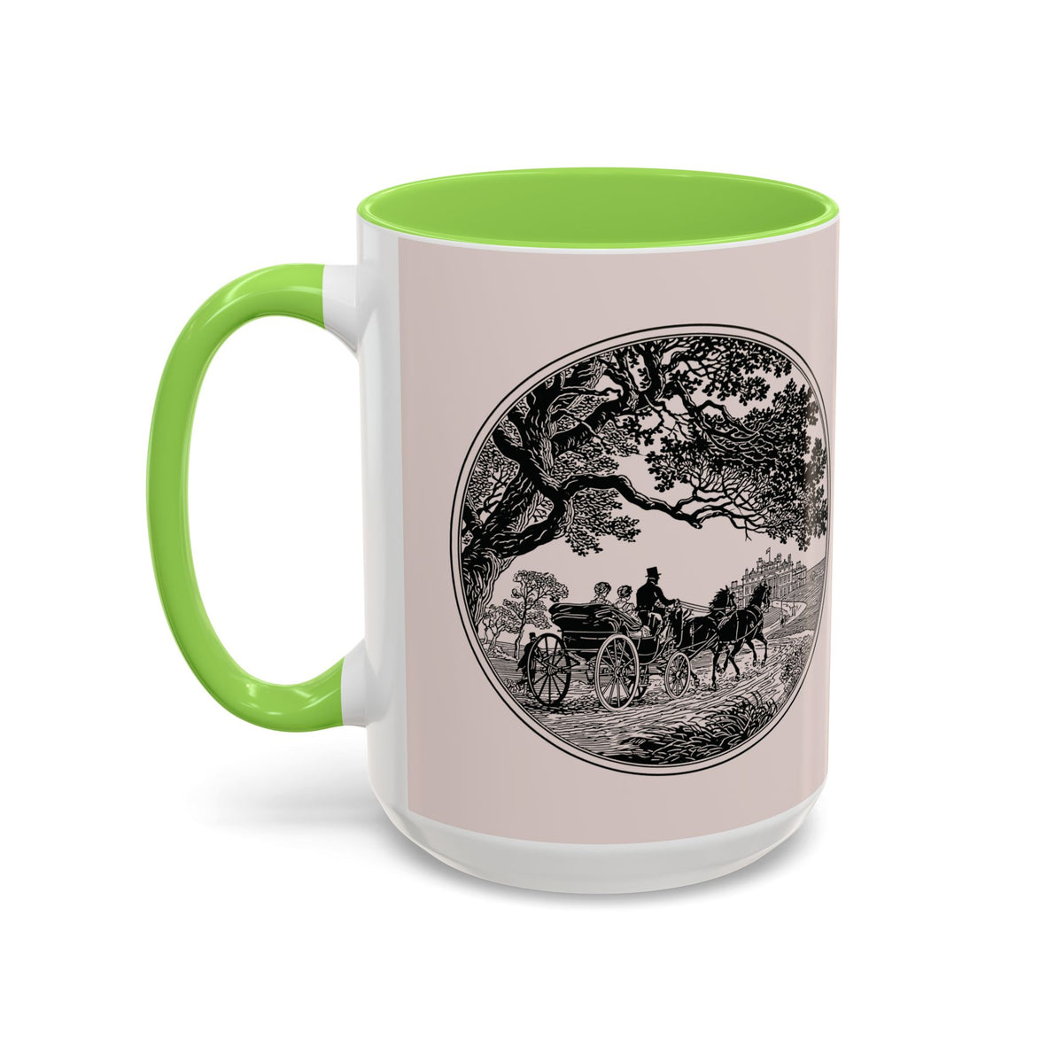 Romantic Vintage Silhouette Mug — "Most Ardently" Tea Coffee Cup (11oz/15oz)