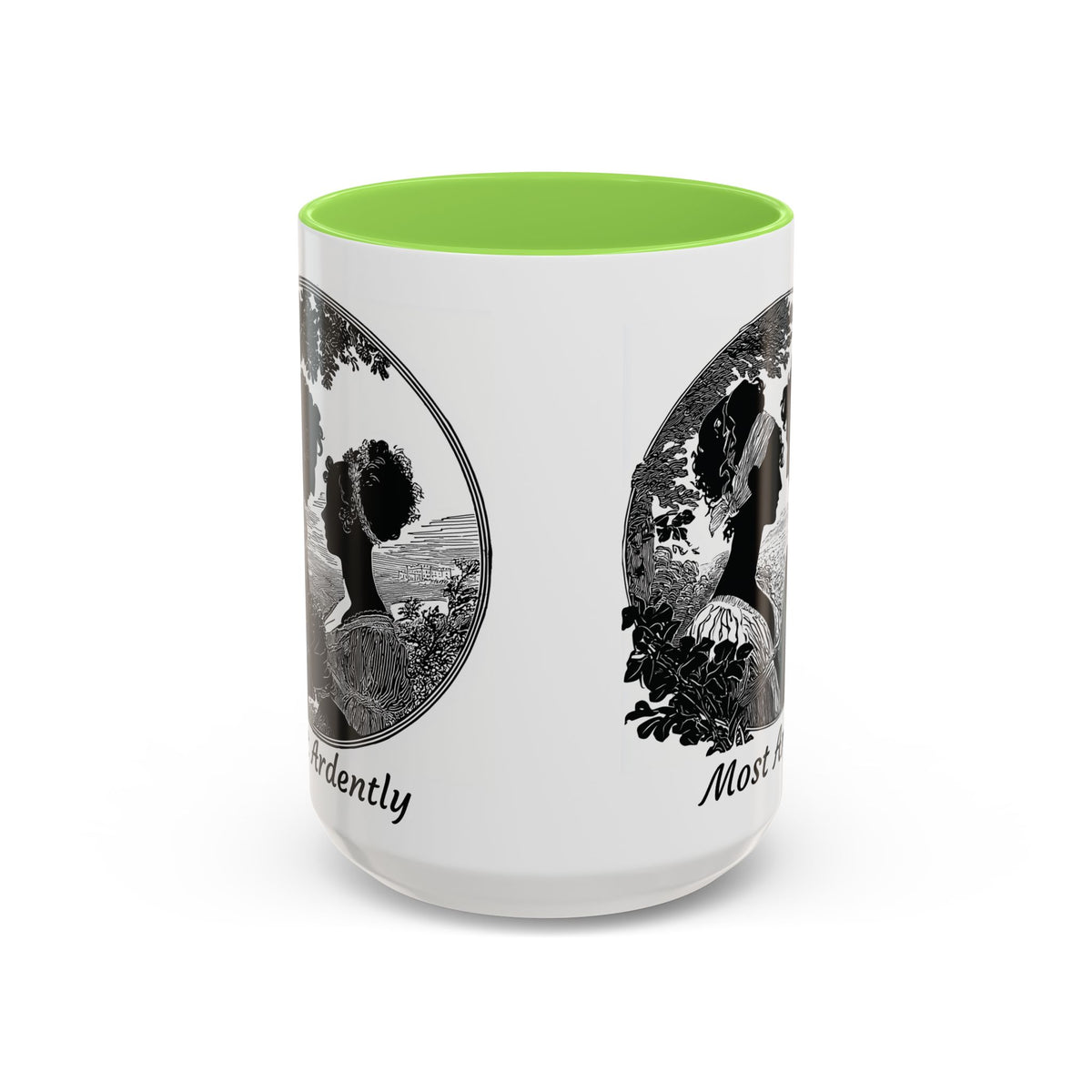 Regency Silhouette 'Most Ardently' Mug, Ceramic Coffee Mug | 11oz or 15oz