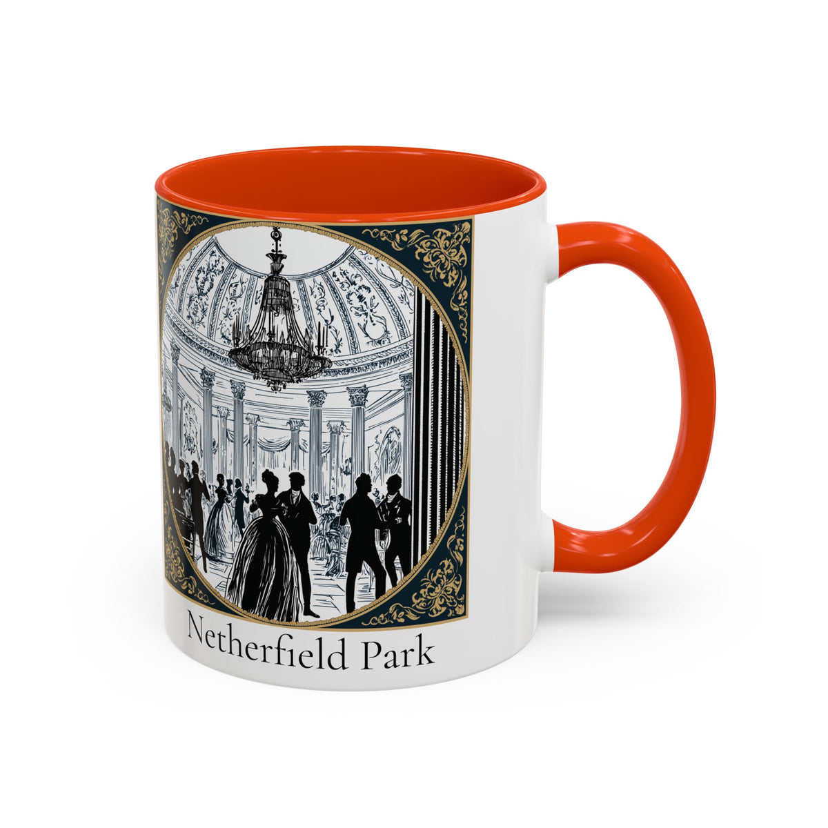 Netherfield Park Ballroom Scene Mug | 11oz 15oz Color Accent