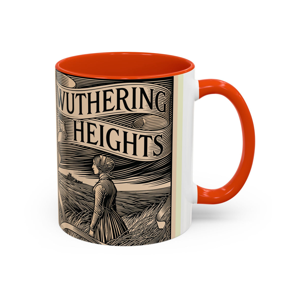 Wuthering Heights Literary Ceramic Mug — Classic Book Cover Coffee Cup (11oz/15oz)