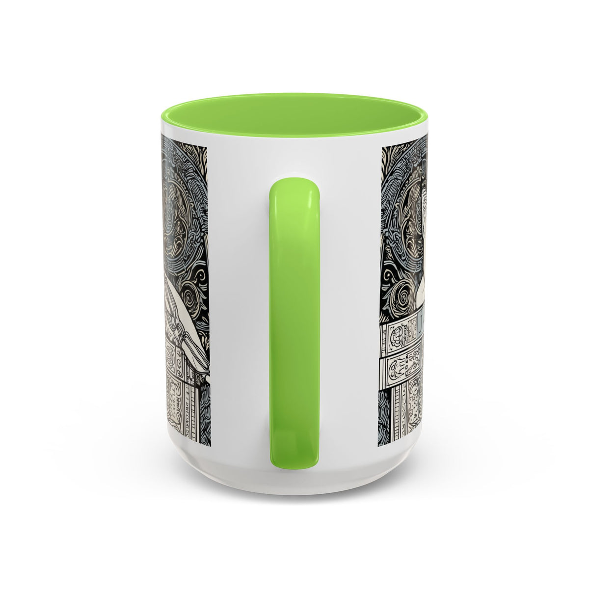 Well Read Siamese Cat Mug | Color Accent Ceramic Mug