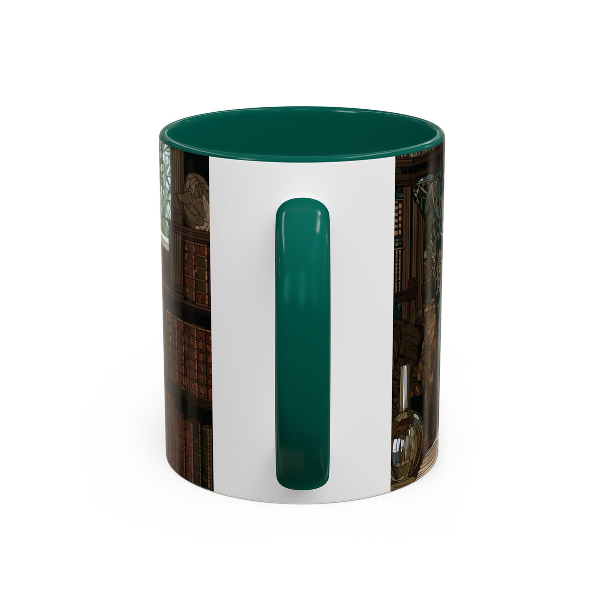 Cozy Reading Nook Cat Mug | Ceramic Coffee Cup 11oz 15oz