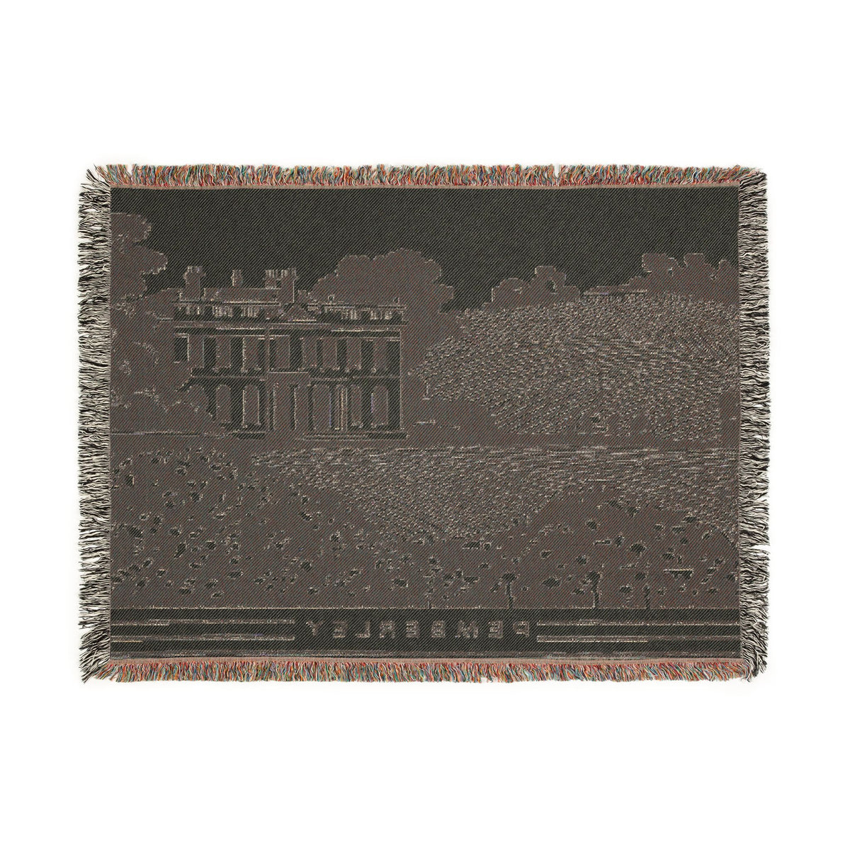 Pemberley Estate Woven Blanket | Vintage Manor Tapestry Throw
