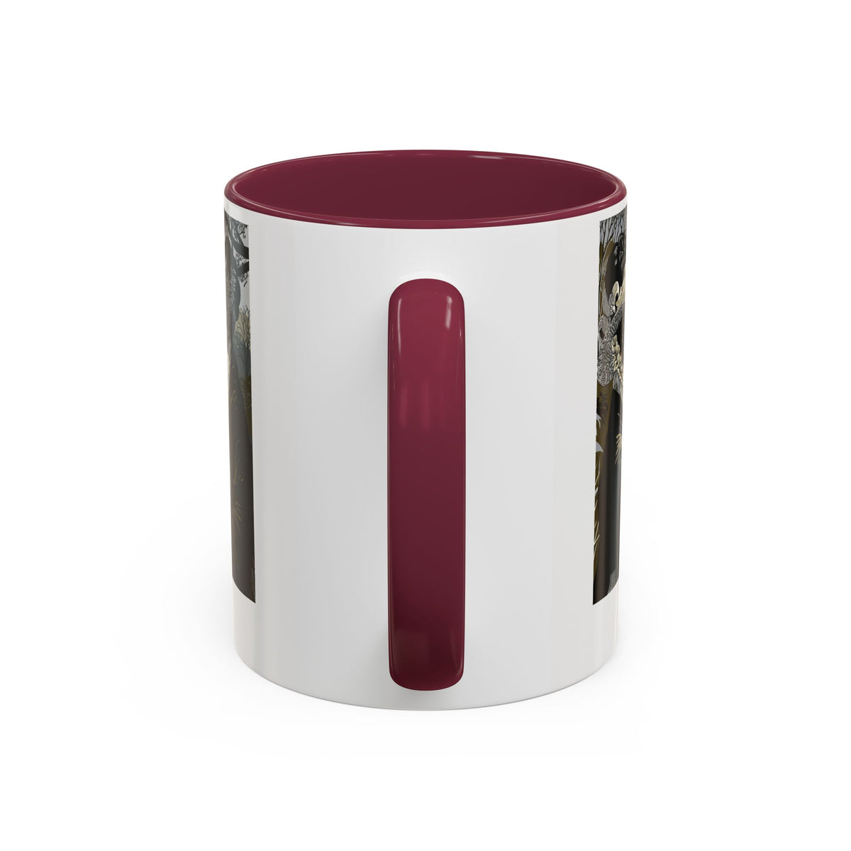 'Strolling Pemberley' Ceramic Coffee Cup — Vintage Regency Silhouette Mug