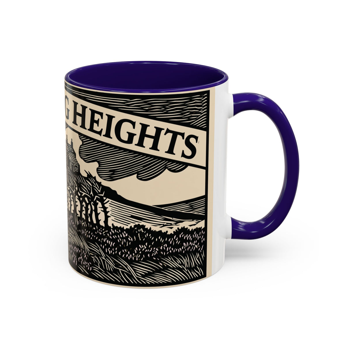 Wuthering Heights Coffee Mug | Emily Brontë Literary Design Mug