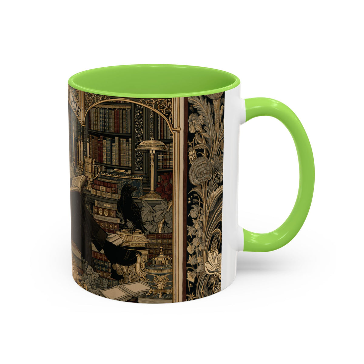Edgar Allan Poe portrait Mug | Literary Gothic coffee mug