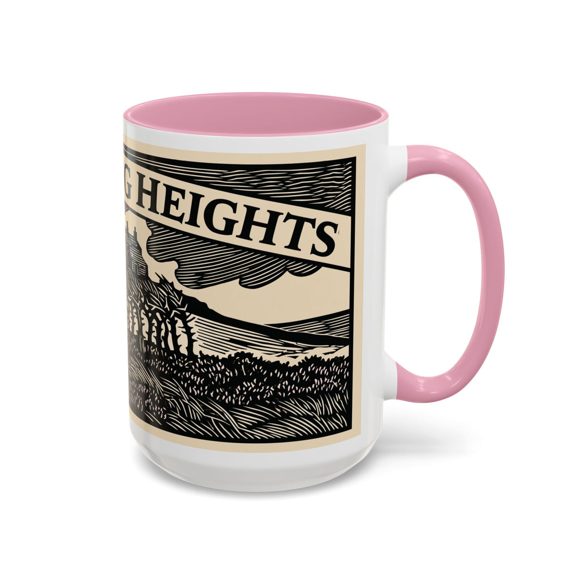 Wuthering Heights Coffee Mug | Emily Brontë Literary Design Mug