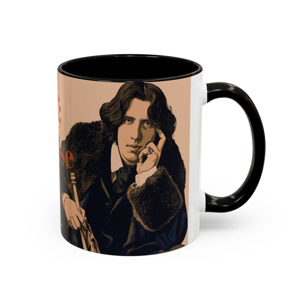 Oscar Wilde Quote Mug — "Be Yourself; Everyone Else Is Taken" Ceramic Coffee Cup (11oz/15oz)