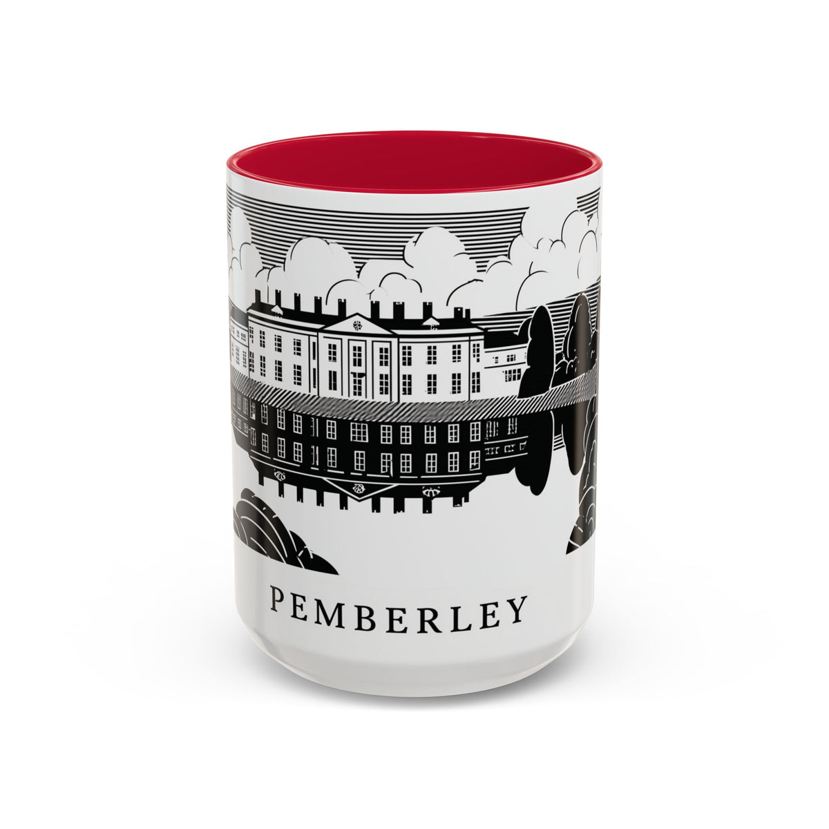 Pemberley Estate Illustration Mug | Ceramic Coffee Cup