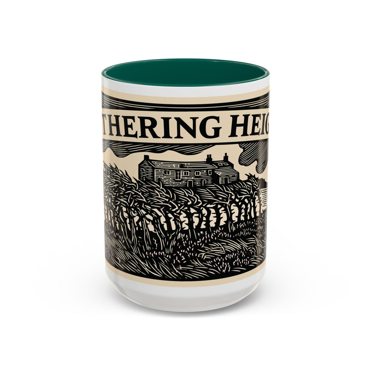 Wuthering Heights Coffee Mug | Emily Brontë Literary Design Mug