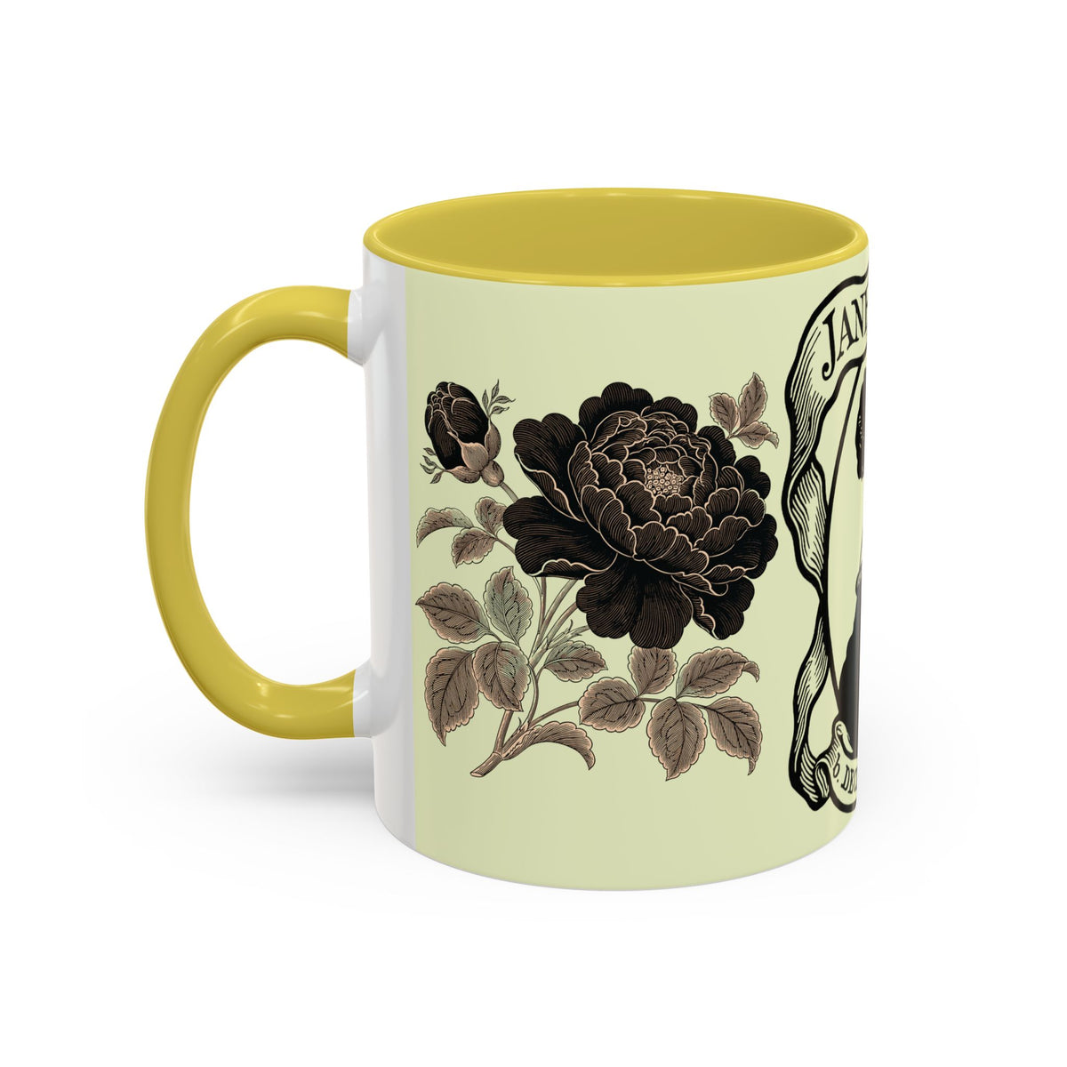 Jane Austen Portrait Ceramic Mug — Literary Tea & Coffee Cup (11oz/15oz)