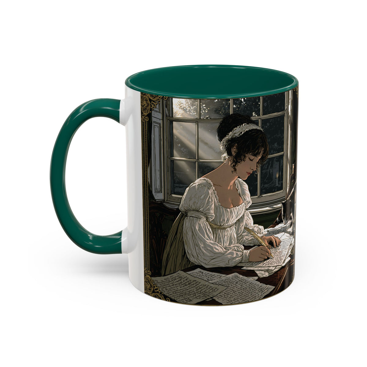 Jane Austen Quote Mug — “Every woman should write...” (11oz & 15oz)