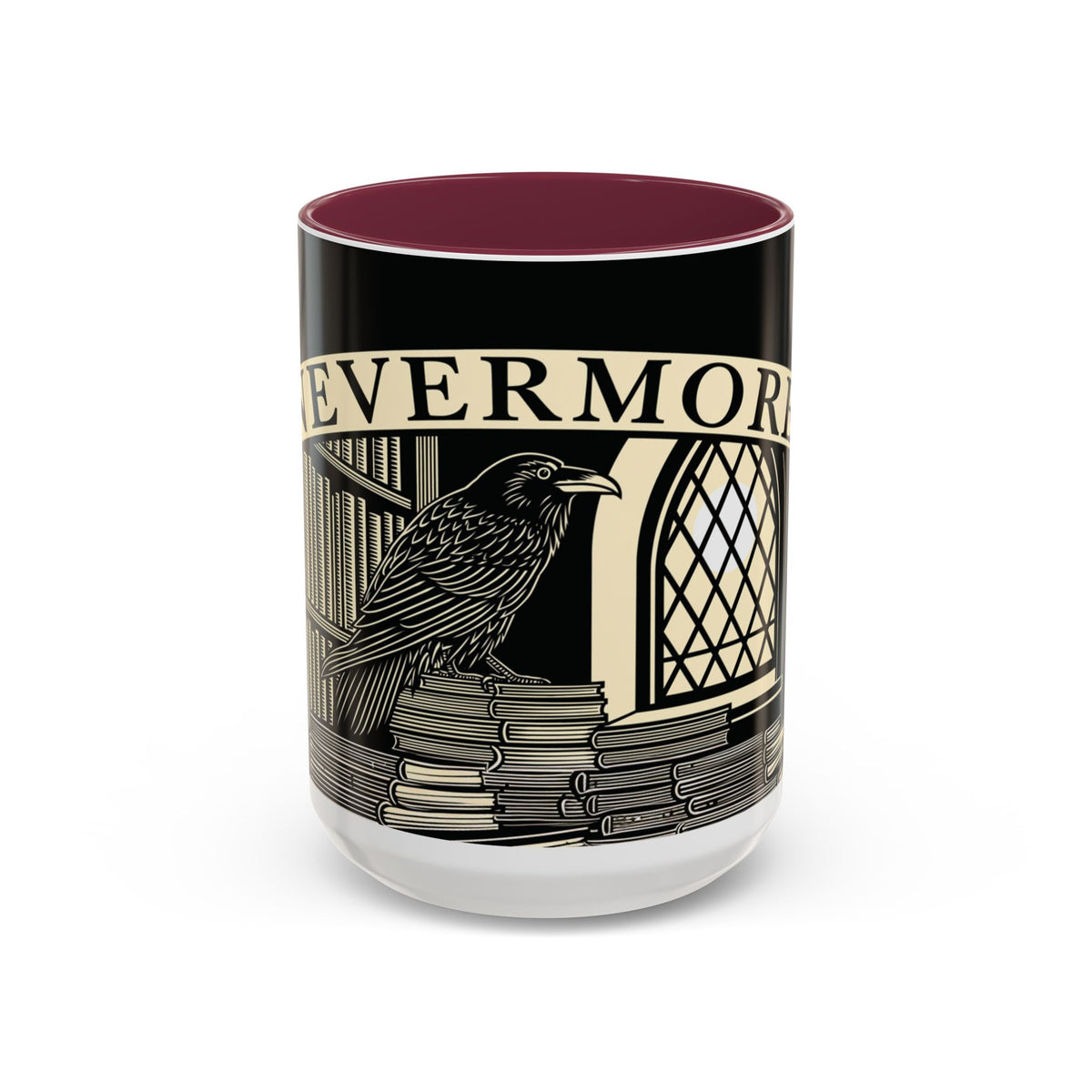 Nevermore Raven Mug | 11oz 15oz Ceramic Coffee Cup