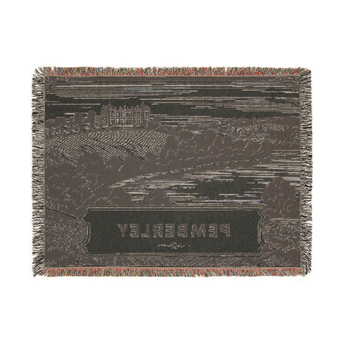 Pemberley Landscape Woven Blanket | Country Estate Throw Collection