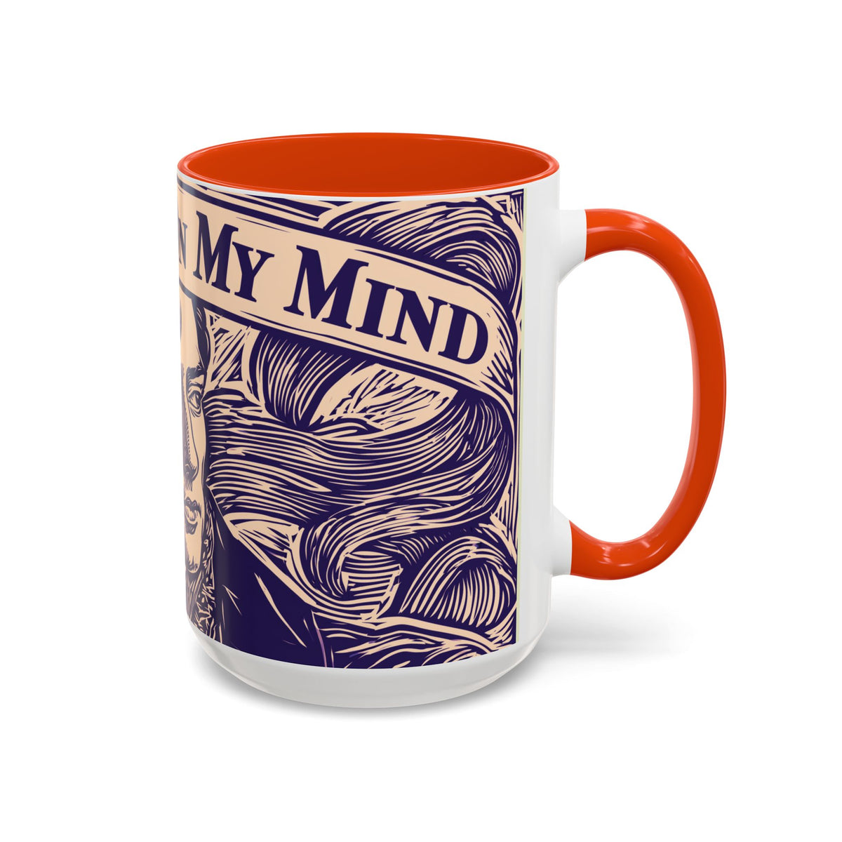 Darcy On My Mind Ceramic Mug — Jane Austen Literary Coffee Cup (11oz/15oz)