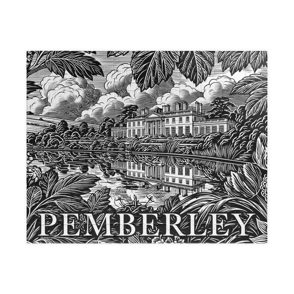 Pemberley Estate Illustration Puzzle | Landscape Jigsaw 110–1014 pieces