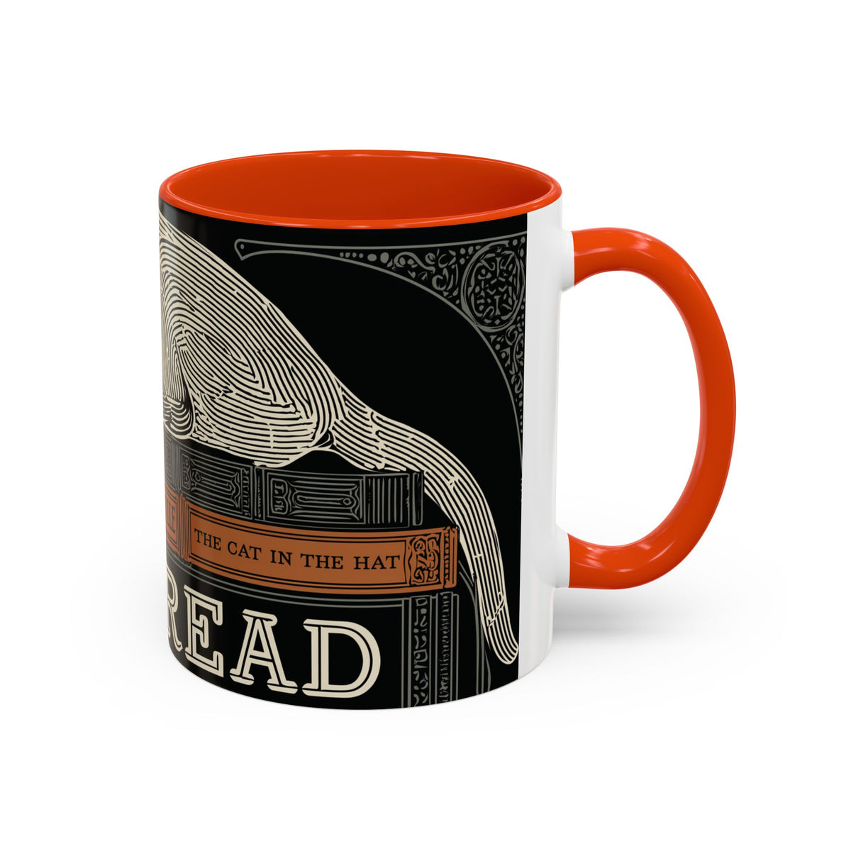 Bookstore Cat-Well Read Cat Mug | Literary Cat Stack Mug