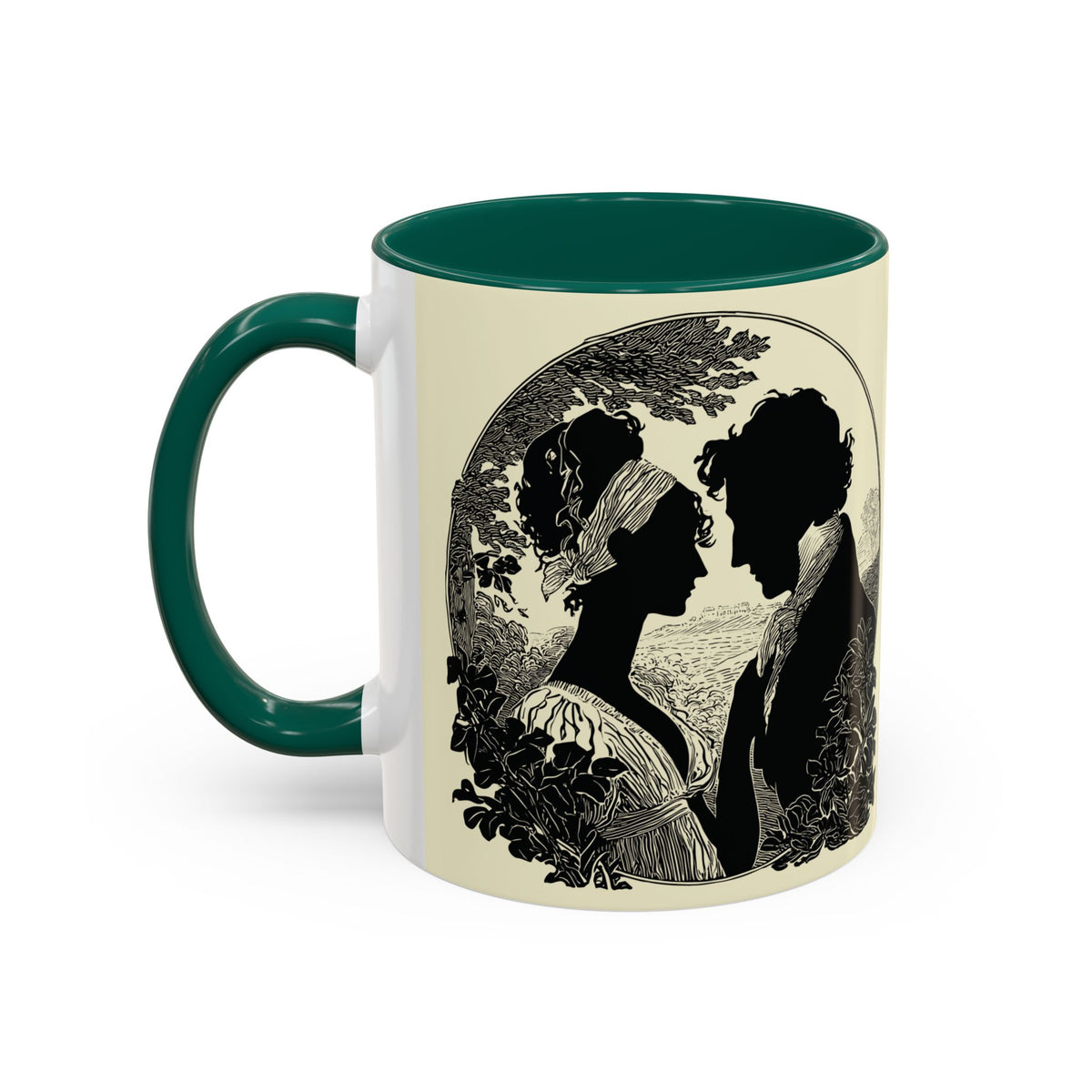 Most Ardently Floral Coffee Mug — Vintage Romantic Quote Mug (11oz & 15oz)