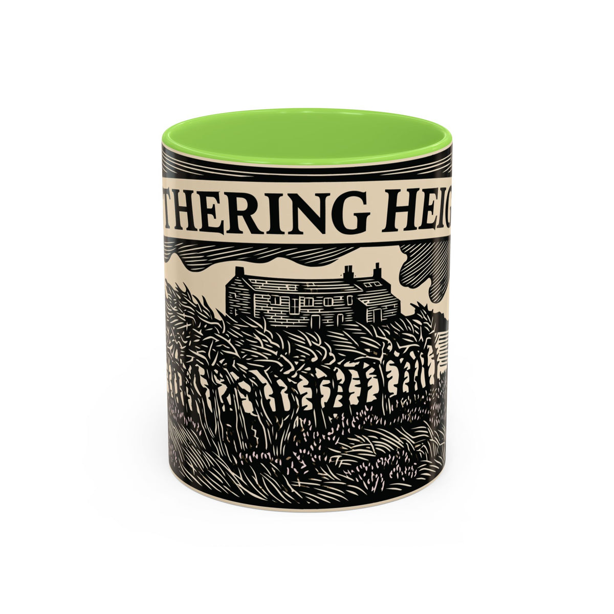 Wuthering Heights Coffee Mug | Emily Brontë Literary Design Mug