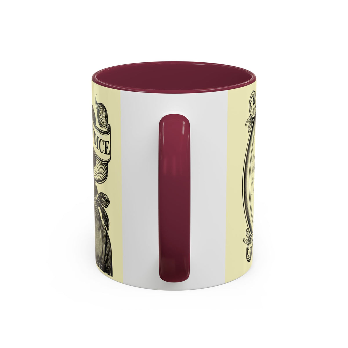 Pride & Prejudice Vintage Floral Mug — “Pride & Prejudice” Ceramic Book Lover Mug (11oz/15oz)