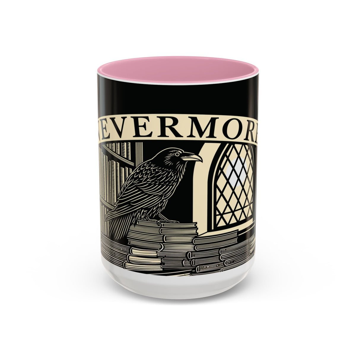 Nevermore Raven Mug | 11oz 15oz Ceramic Coffee Cup