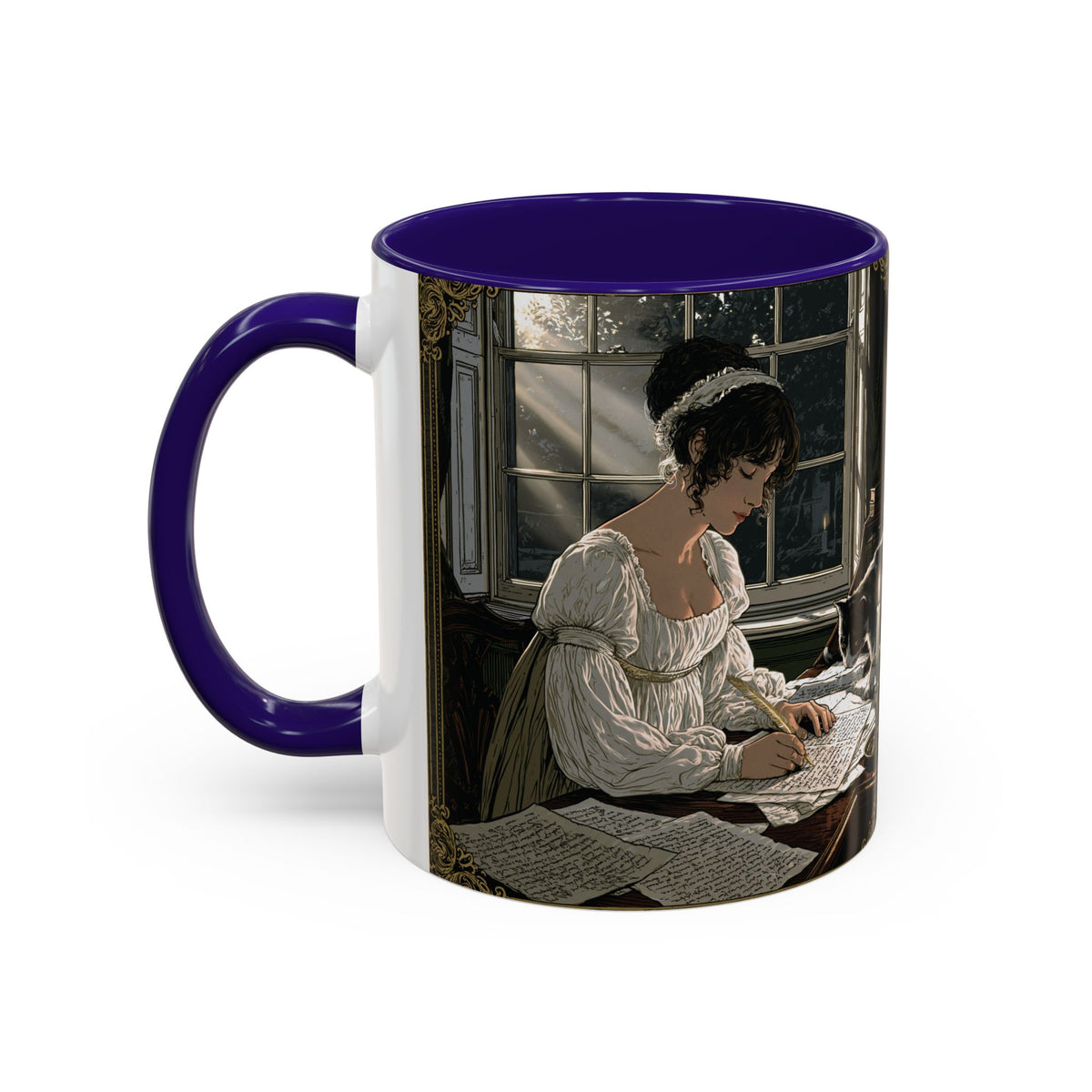 Jane Austen Quote Mug — “Every woman should write...” (11oz & 15oz)