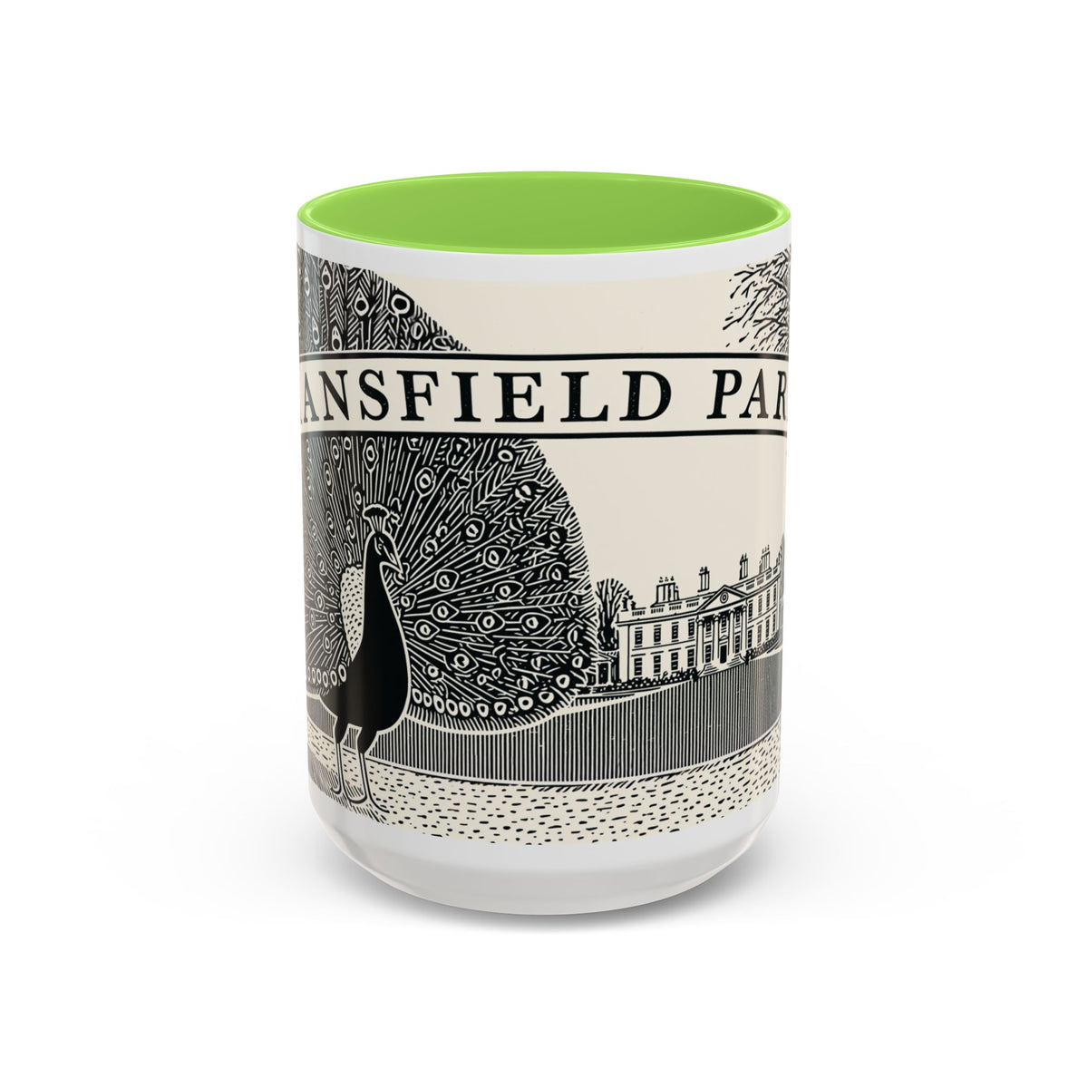 Mansfield Park illustration Mug | Peacock & Estate ceramic mug
