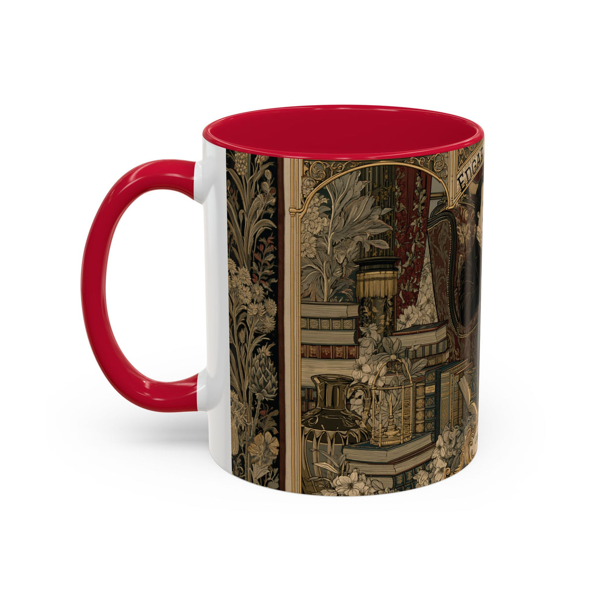 Edgar Allan Poe portrait Mug | Literary Gothic coffee mug