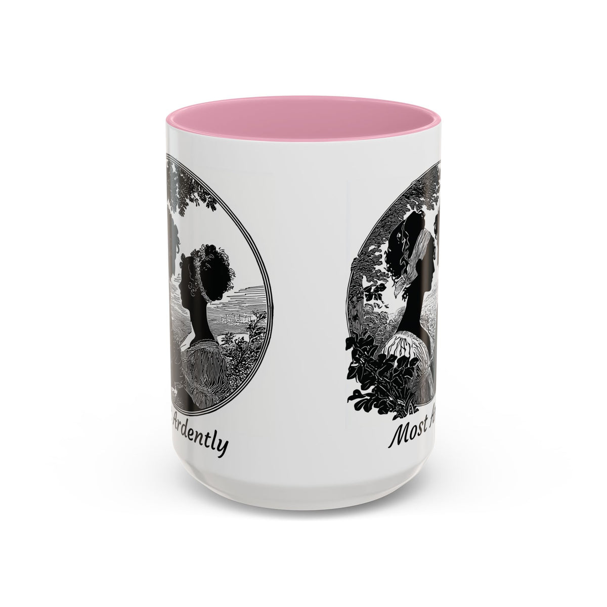 Regency Silhouette 'Most Ardently' Mug, Ceramic Coffee Mug | 11oz or 15oz